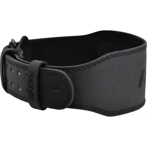 RDX 4 Inch Leather Weightlifting Gym Belt | Kuntosali vyöt – Osta n... 2