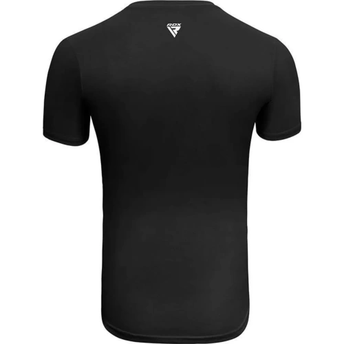 RDX T2 Black Short Sleeves Sweat-wicking Gym T-shirt | RDX