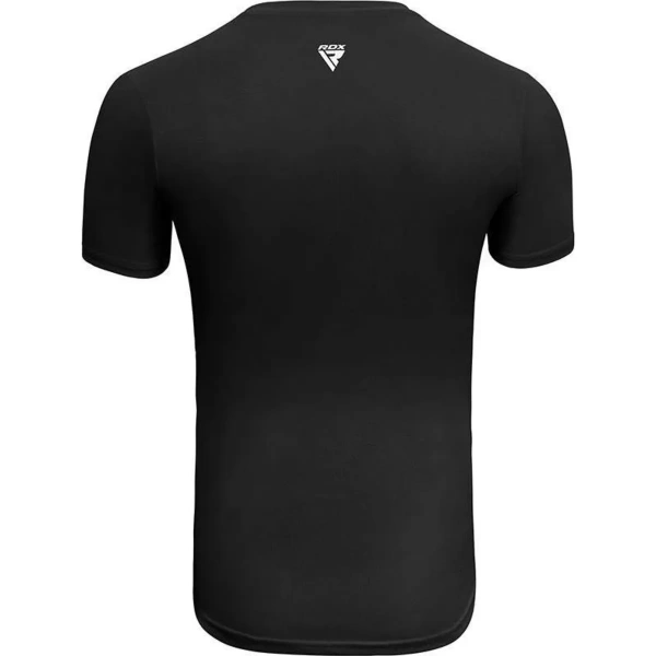 RDX T2 Black Short Sleeves Sweat-wicking Gym T-shirt | RDX