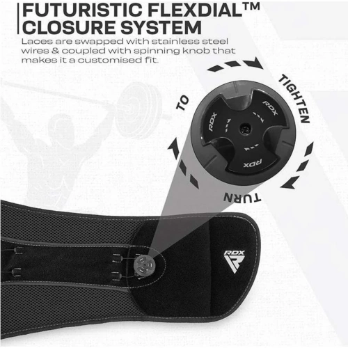 RDX WS Flexdial Adjustable FDA Approved Lumbar Back Support Brace | RDX