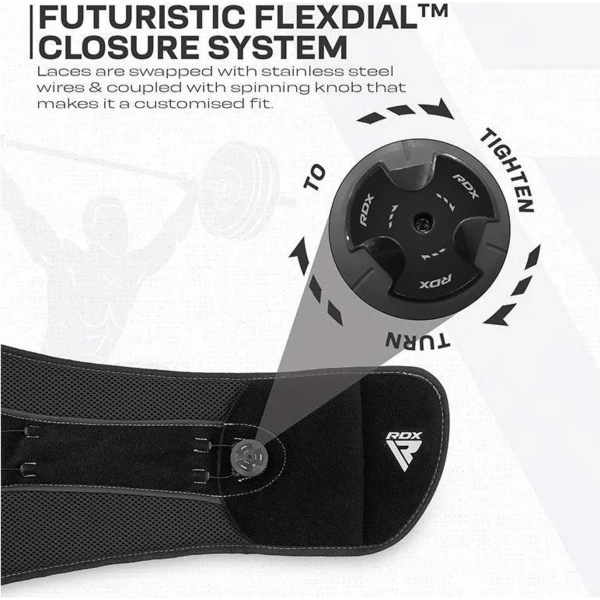 RDX WS Flexdial Adjustable FDA Approved Lumbar Back Support Brace | RDX