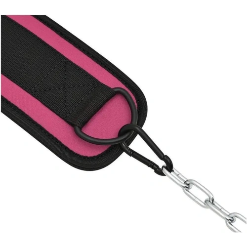 RDX T7 Weight Training Dipping Belt With Chain - Pink | Kuntosali v... 2