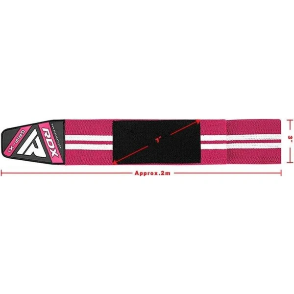 RDX K4 Weightlifting Knee Wraps - Pink | RDX