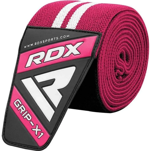 RDX K4 Weightlifting Knee Wraps - Pink | RDX