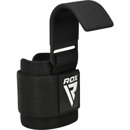 RDX W5 Weight Lifting Hook Straps - Black | RDX