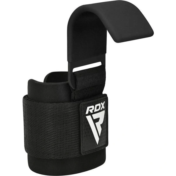 RDX W5 Weight Lifting Hook Straps - Black | RDX