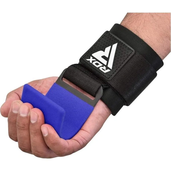 RDX W5 Weight Lifting Hook Straps - Blue | RDX