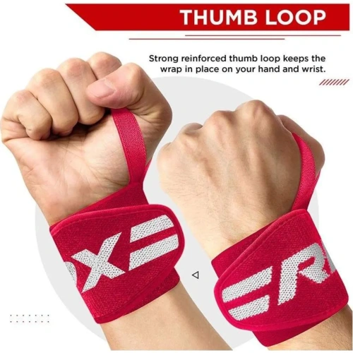RDX W2 Powerlifting Wrist Wraps Pink For Women | RDX