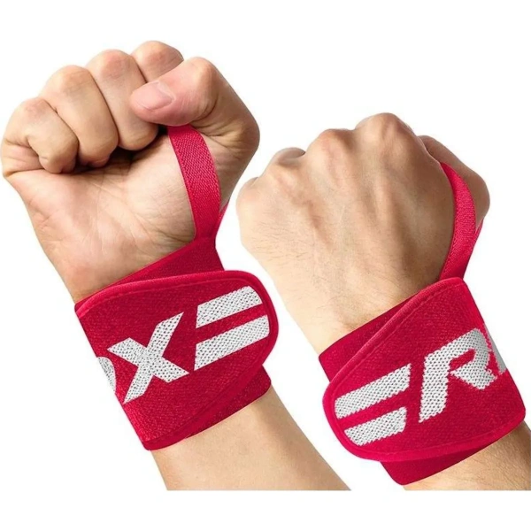 RDX W2 Powerlifting Wrist Wraps Pink For Women | RDX