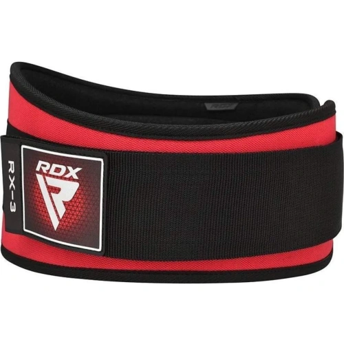 RDX, X3 6 Inch Weightlifting Neoprene Gym Belt, Red | RDX