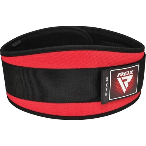RDX, X3 6 Inch Weightlifting Neoprene Gym Belt, Red | RDX