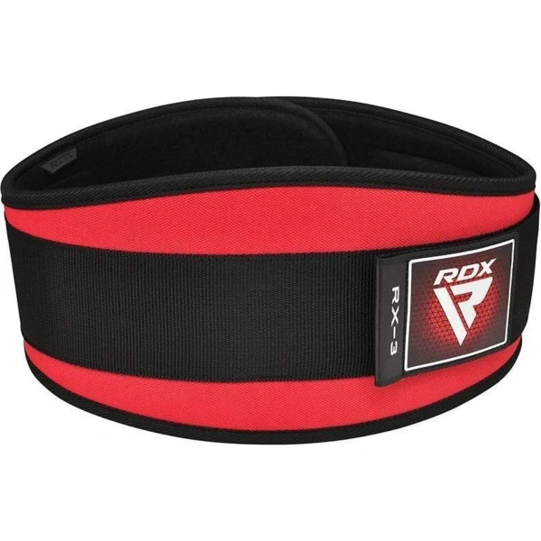 RDX, X3 6 Inch Weightlifting Neoprene Gym Belt, Red | RDX