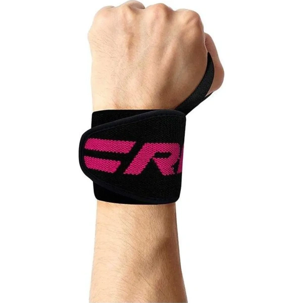 RDX, W2 Bodybuilding Wrist Wraps, Pink / Randmesidemed | RDX