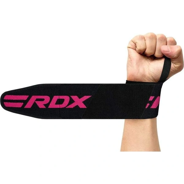 RDX, W2 Bodybuilding Wrist Wraps, Pink / Randmesidemed | RDX