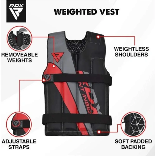 RDX R1 ADJUSTABLE 10 / 18KG WEIGHTED VEST / Raskusvest | Jalka- ja ... 2