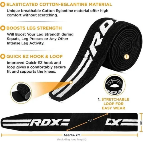RDX K2 Compression Knee Wraps | RDX