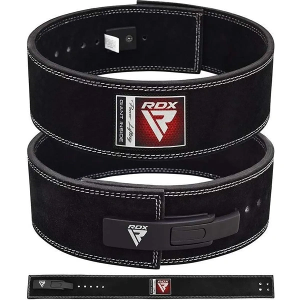 BELT PRO LIVER BUCKLE BLACK LEATHER | RDX