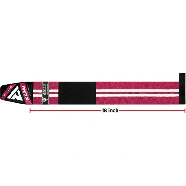 RDX W4 Wrist Support Wraps For Weight Lifting - Pink | RDX
